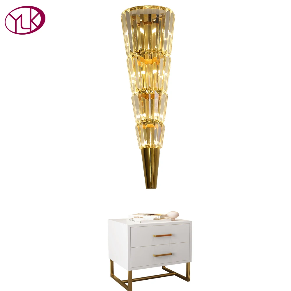 

Youlaike Gold Wall Sconce Lighting For Living Room Gold Polished Steel LED Wall Lamp Luxury Home Decor Wall Light Fixtures