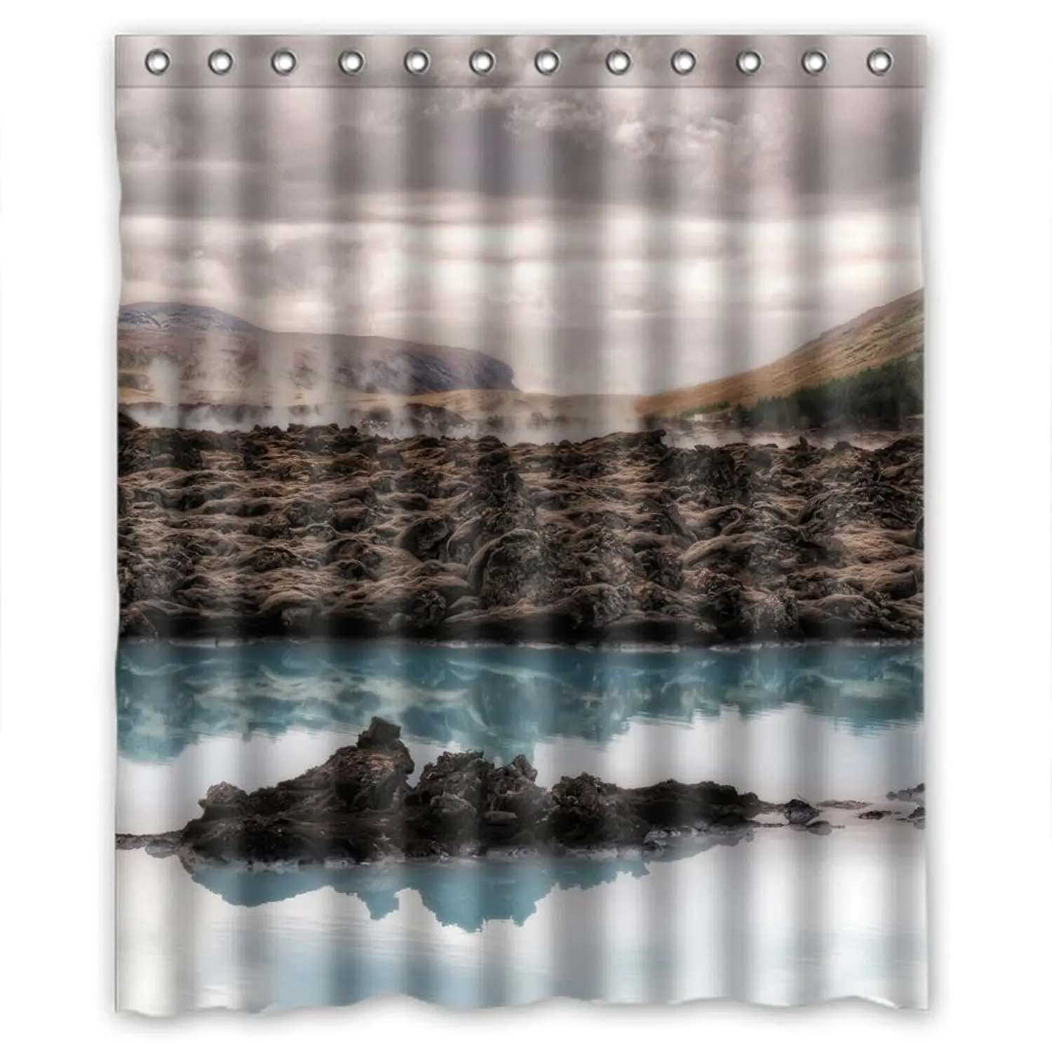 

Glam Nature View Personalized Fabric Shower Curtain 60(W)X72(H)
