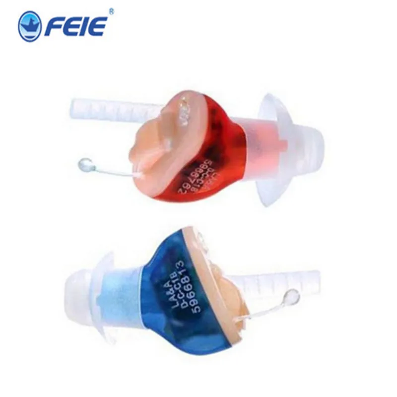 2 PCS A Lot Hi Tech Mini Digital Hearing Aid Ear Listening Sound Amplifier For Deafness