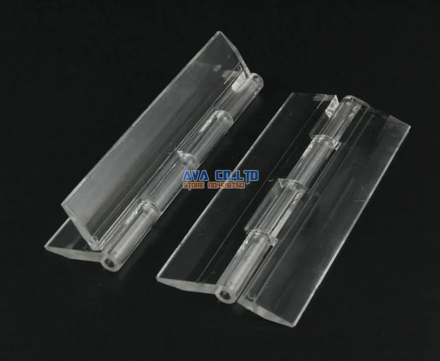 10 Pieces Clear Acrylic Plastic Hinge Plexiglass Hinge / Size 100X42MM