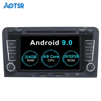 

Aotsr Android 9.0 GPS navigation Car DVD Player For Audi A3 S3 2003-2012 multimedia 2 din radio recorder 4GB+32GB 2GB+16GB WiFi