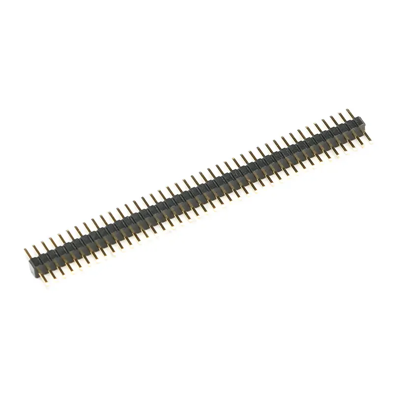 10 шт. 5 пар 40 Pin 1x40 Однорядный мужской и женский 1,27 ломаемый контактный разъем PCB JST разъем полосы для Arduino черный