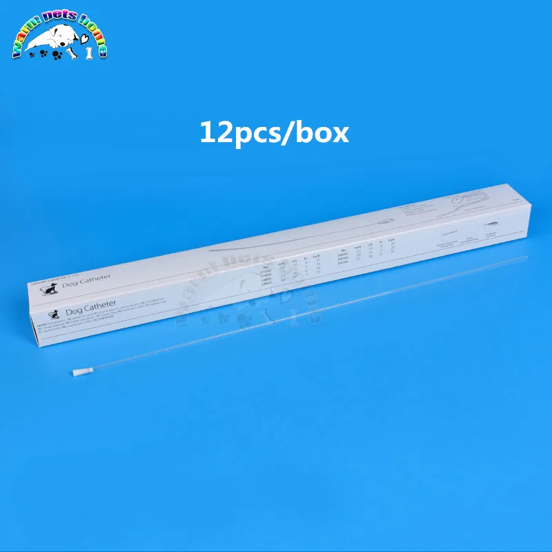 

12PCS Dog Catheter PVC Pet Catheter Veterinary Urinary Catheter Disposable Dog Catheters Veterinary Instrument