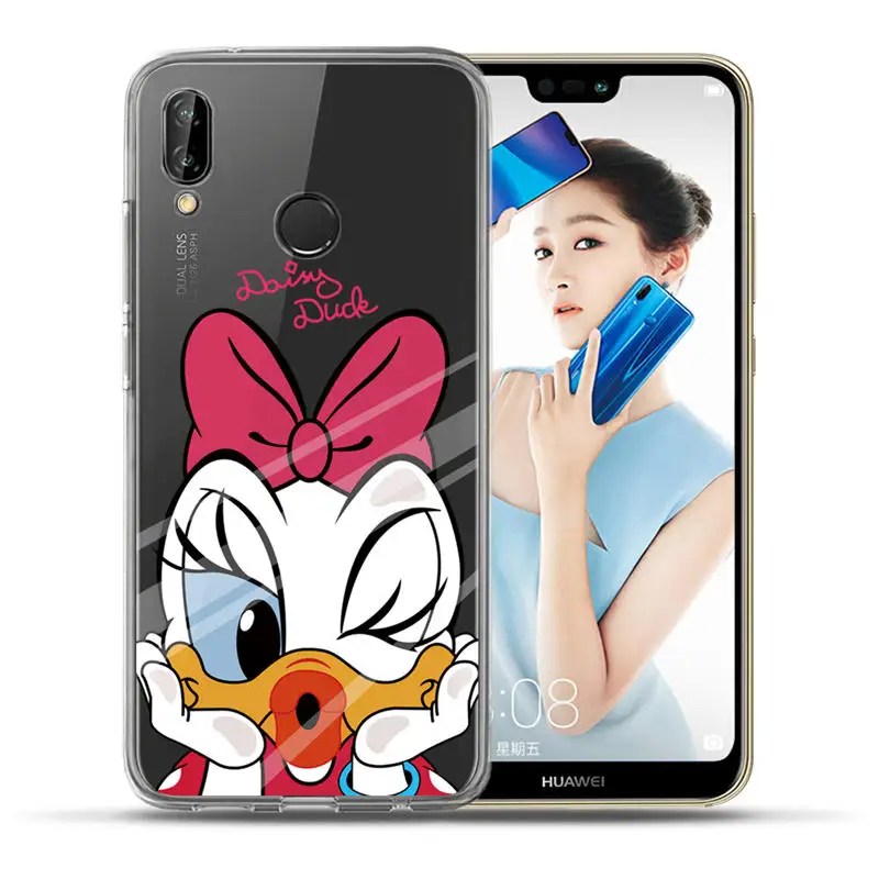 Cute Mickey Minnie For Huawei Mate 9 10 P8 P9 P10 P20 Lite Plus Pro Honor