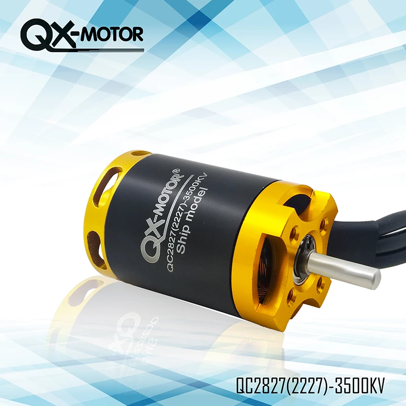 Новинка QC2827 3500KV бесщеточный двигатель для радиоуправляемых гоночных