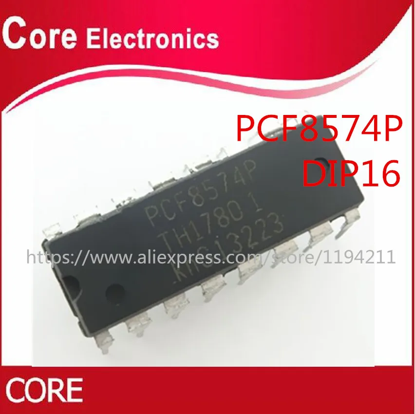 10 шт. PCF8574AP PCF8574P PCF8574 DIP 16 оригинал|Интегральные схемы| |