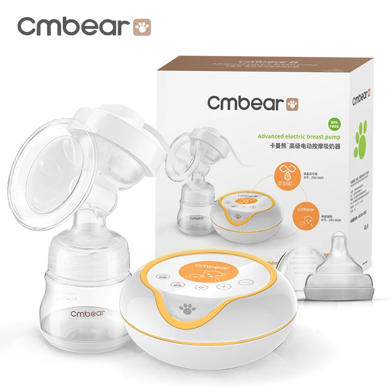 

CMbear Official Store breast pump sacaleche extractor de leche electrico borstkolf elektrisch dubbel milk pump electric tiralat