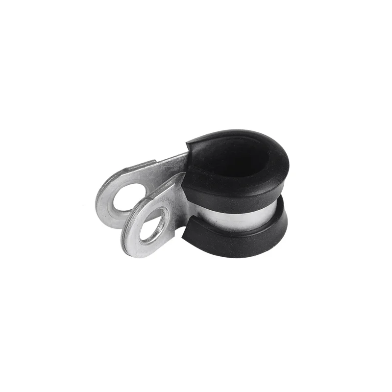 2pcs lot 304 Stainless Steel Rubber Lined P Clips Cable Mounting Hose Clamp Mikalor Grootte : 35mm 2pcs lot 304 Stainless Steel Rubber Lined P Clips Cable Mounting Hose Clamp Mikalor Grootte : 35mm