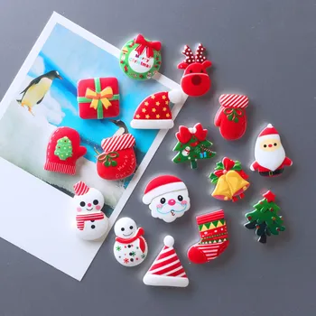 

1 set Fridge sticker lovely Refrigerator PVC Magnetic Cartoon Christmas New Year gift Fridge Magnets home decoration accessories