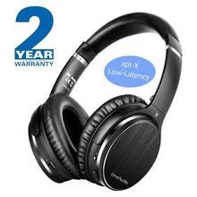 Наушники OneAudio с активным шумоподавлением Bluetooth 4,2 Беспроводные наушники с apt-X низкой задержкой Складная гарнитура для ПК ТВ