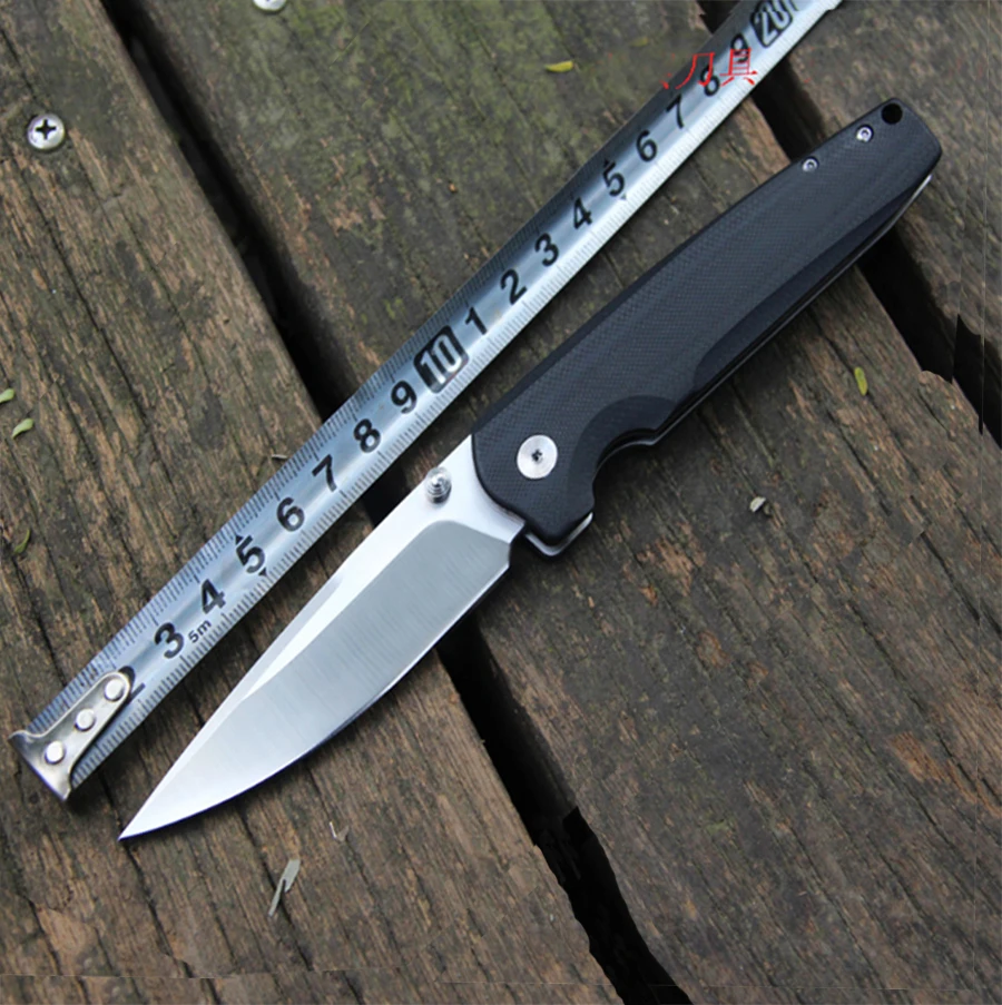 

2019 The latest HZ485 folding knife VG-10 blade G10 handle outdoor camping pocket Tactical Survival Hunting knives EDC hand Tool
