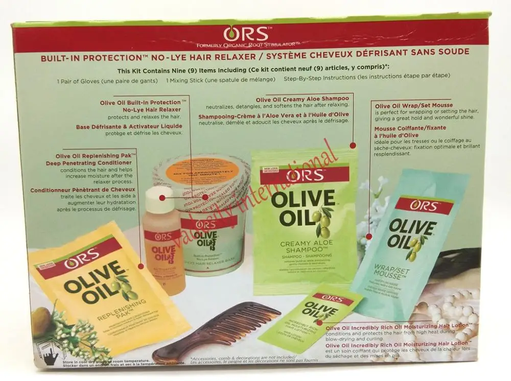 ОРС оливковое масло; для волос расслабляющий набор дополнительной прочности