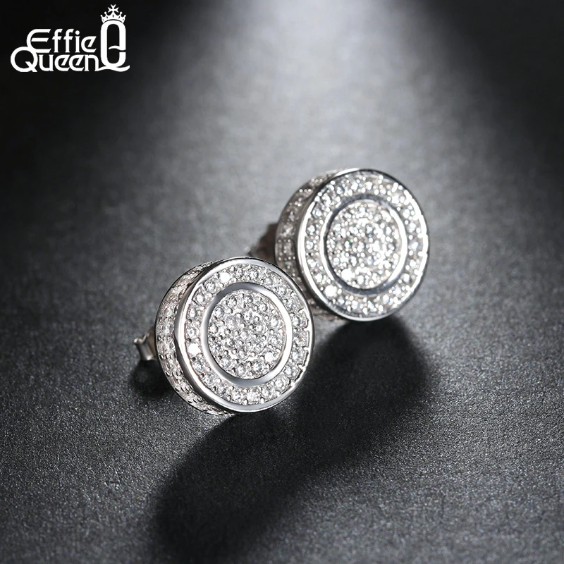 Женские серьги гвоздики золотистого и серебристого цветов|brand stud earrings|stud earringsround