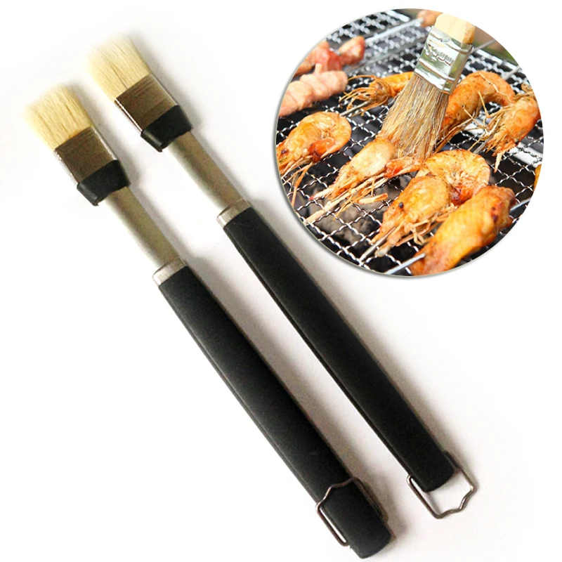 Buy 2pcs BBQ Basting Brush w/ Natural Pig bristles