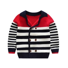 

MCYYXY Boys Sweater Coats Colored Cardigan Spring Buttons Clothing Little Kids Pocket Brand Kintwear