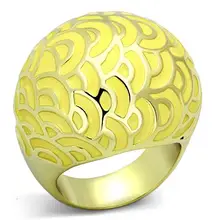2017 Bandas Partido de Las Mujeres de Moda Anillos de Acero Inoxidable de la Venta Caliente Ip (Planchas de iones) Anillo de dedo Epoxi Plomo Níquel Libre