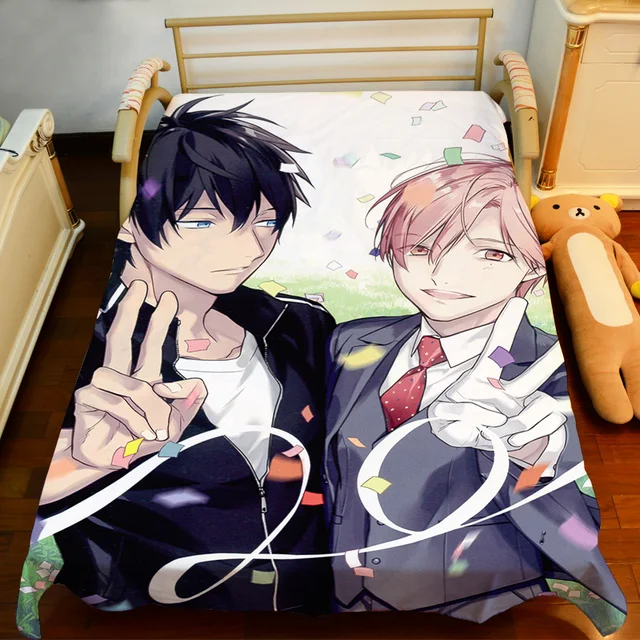 free shipping anime manga ten count bed sheet 150200cm bedsheet