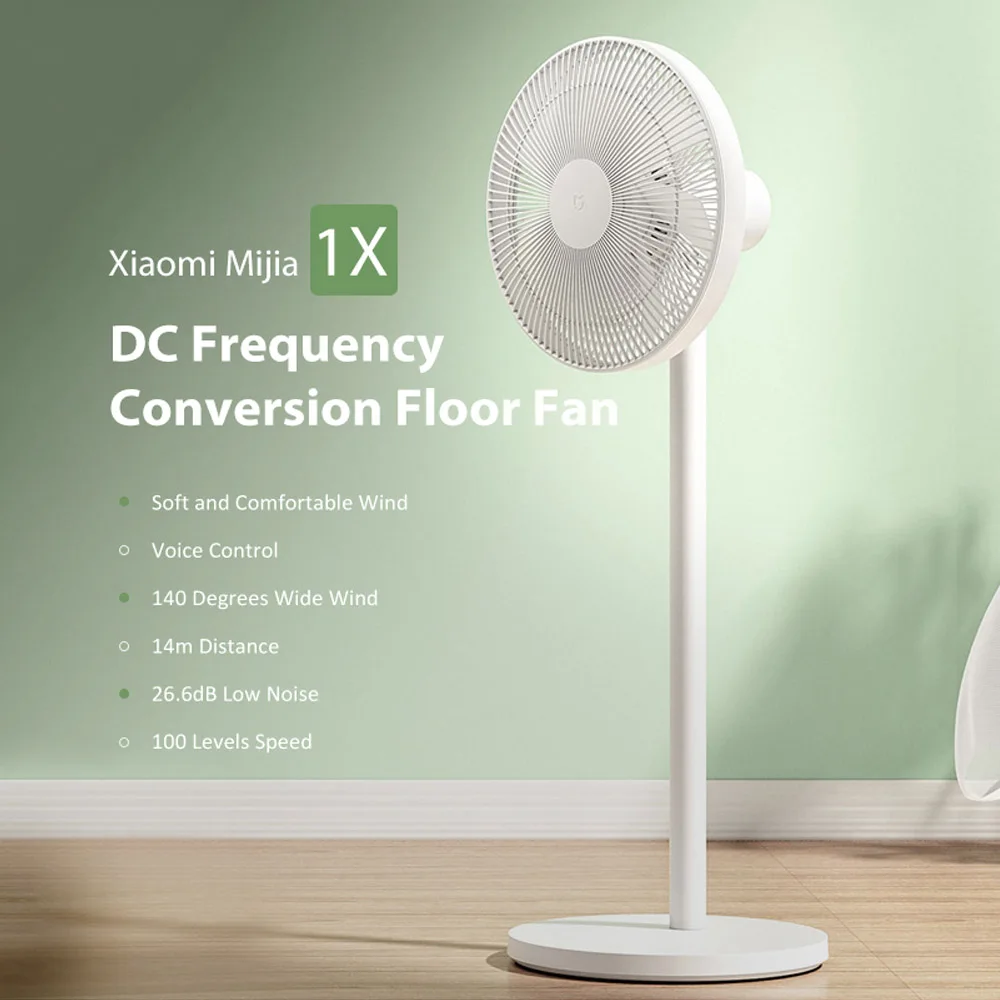 

Original Xiaomi Mijia 1X DC Frequency Conversion Floor Fan Portable Air Conditioner Natural Wind Mijia APP Control Smart Home
