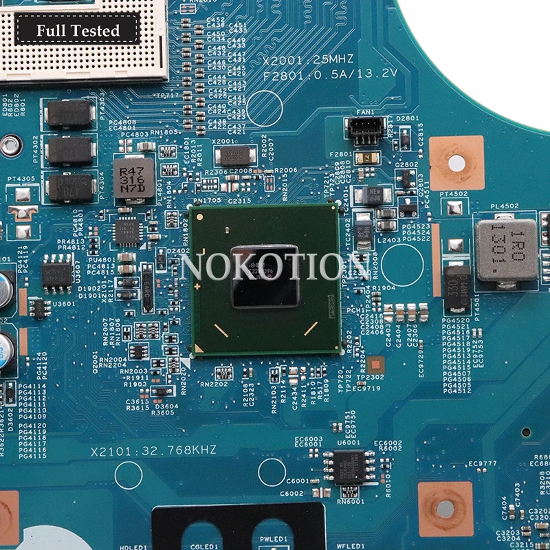 NOKOTION A1892051A 48.4MR10.021 MBX-267 для sony Sve17 Sve1711 Материнская плата ноутбука HM76 DDR3 Geforce HD7600M протестированы