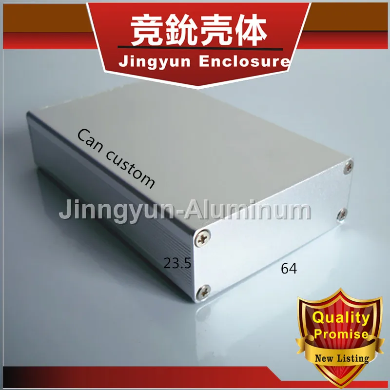 100% новый YTE-006 64*23.5-75 (шхвхг) мм Алюминиевый Прессованный корпус проект коробка