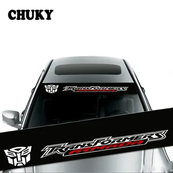 

Car Stickers Waterproof Front Windshield Sunshade Decal for Citroen C4 C5 Hyundai Solaris I30 Ix35 Creta Ford Fiesta Fusion Opel