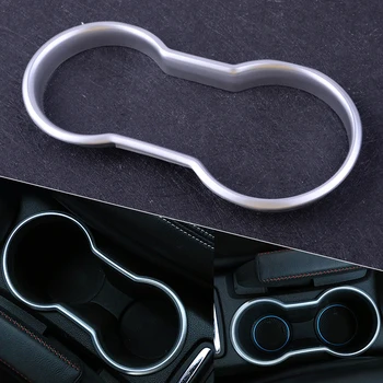 

DWCX Interior Chrome Center Console Water Cup Drink Holder Cover Trim Fit For Buick Encore Opel Vauxhall Mokka Car Styling