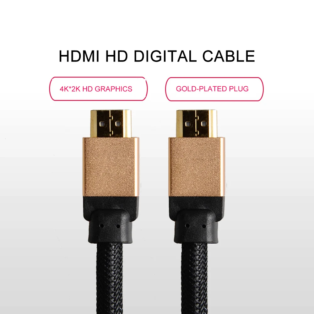 4K 3D Full HD аудио кабель HDMI 24k позолоченный 2 0 профессиональная поддержка функции