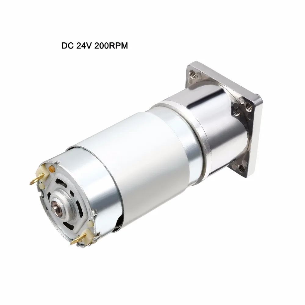 

Uxcell(R) Hot Sale 1Pcs DC 24V 200RPM Micro Gear Box Motor Speed Reduction Electric Gearbox Output Shaft