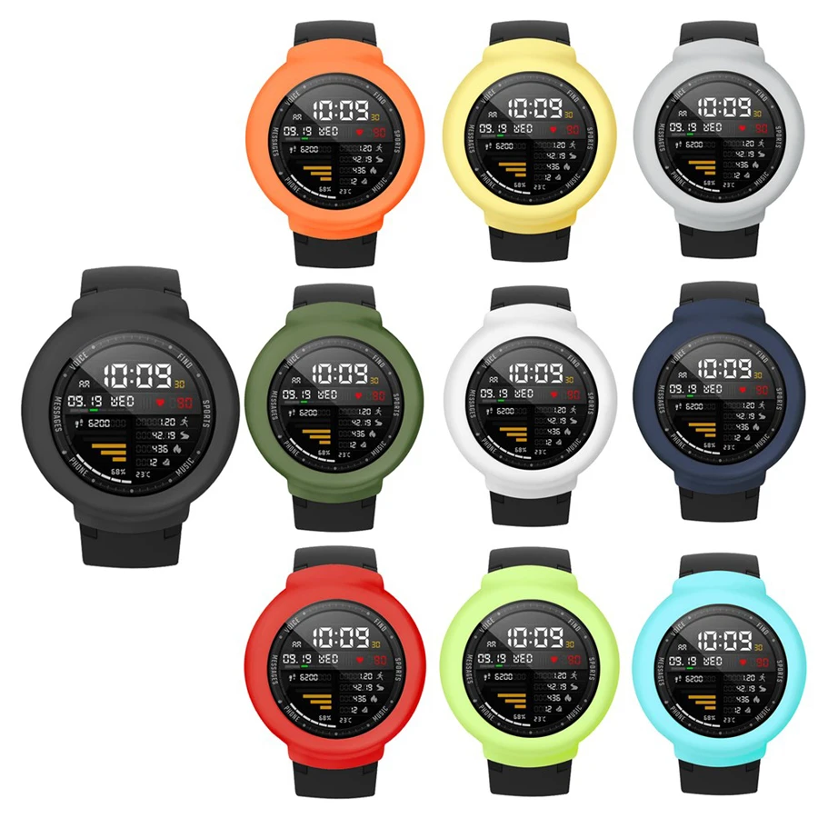 Мягкий силиконовый чехол для Xiaomi Huami Amazfit Verge Watch 3 многоцветный Полный Чехол для Huami Amazfit Verge 3