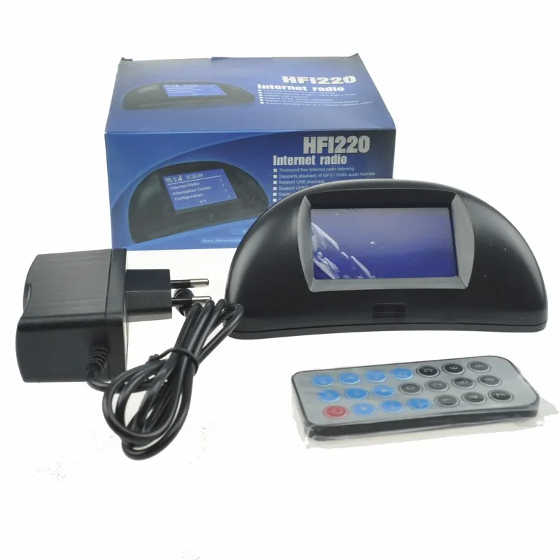 EU/UL вилка адаптера переменного тока HFI220 Интернет радио Wi Fi Радиостанция USB MP3 ИК