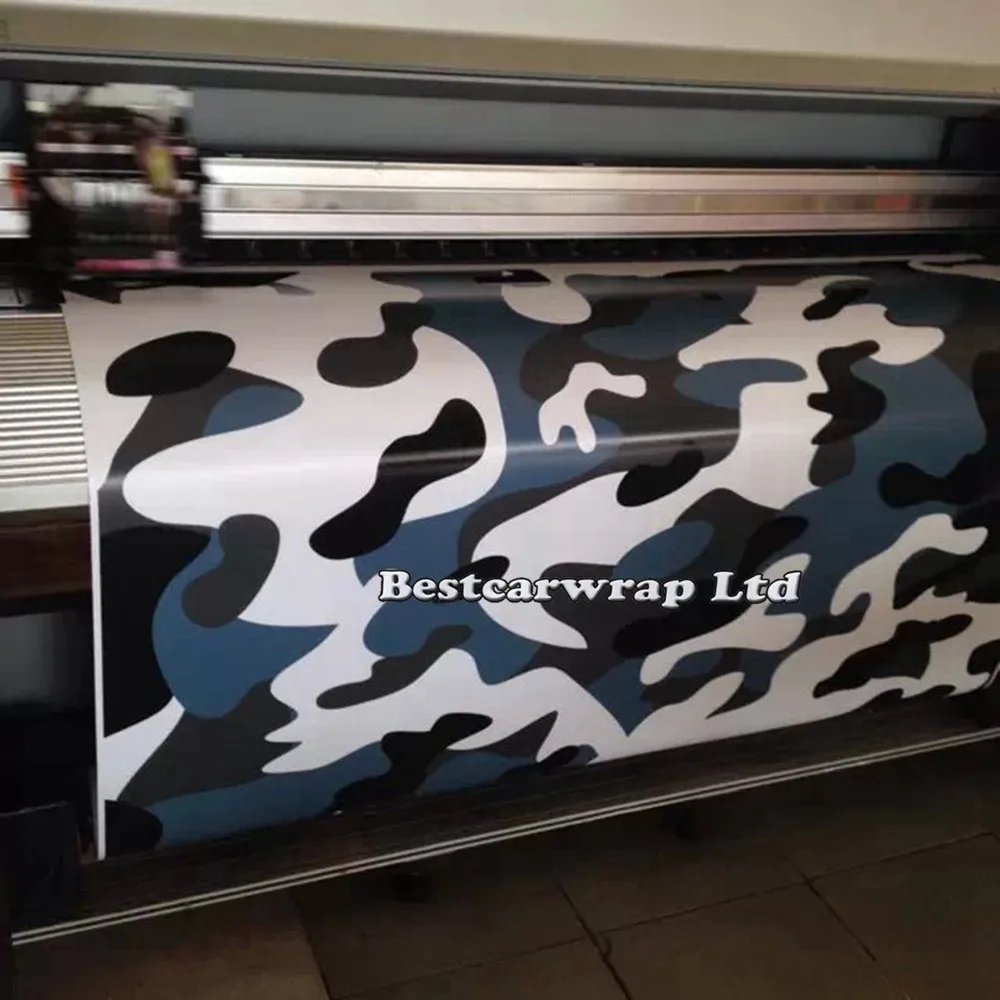 Arctic blue white  Camouflage- camo wrap car wrapping (2)
