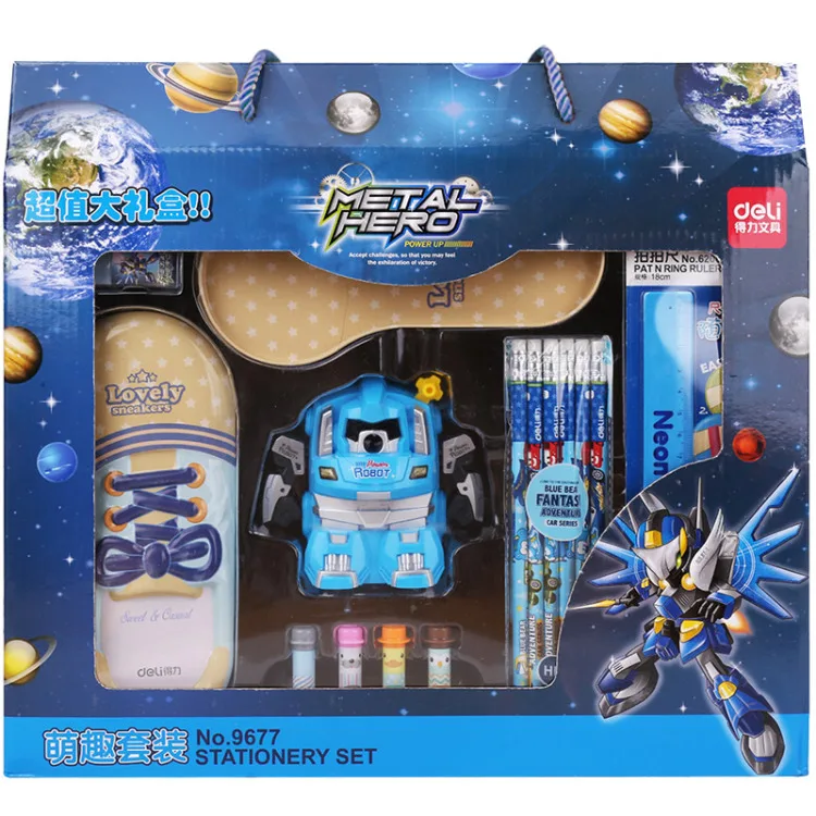 

Effective Stationery Set Learning Activities of School Children's Day Gift For Boys Girls Kids Deli 9677