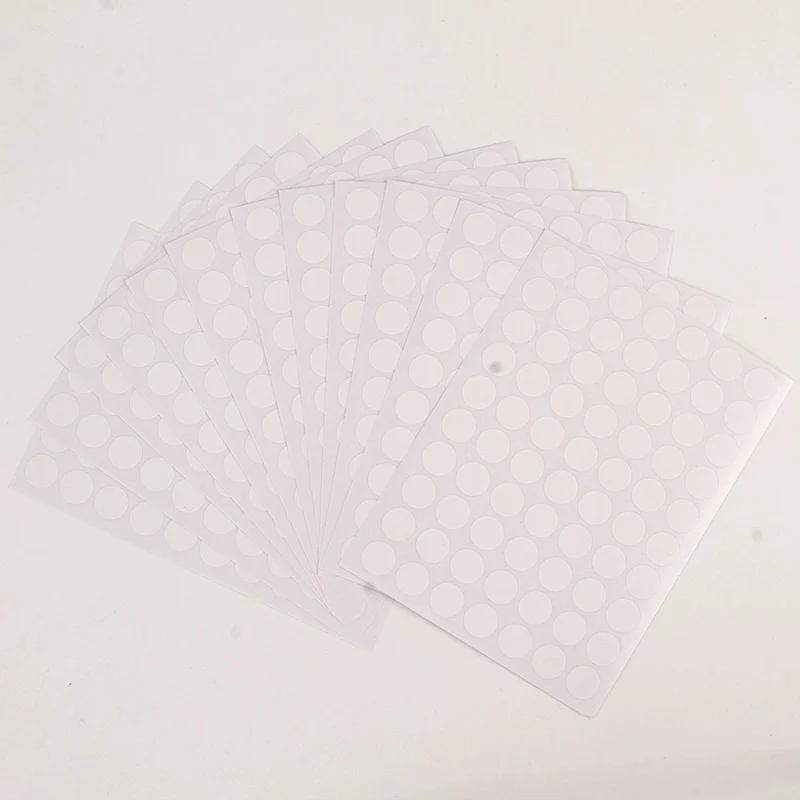 12 листов/упаковка 10 мм круглые цветные клейкие этикетки Dot sticker