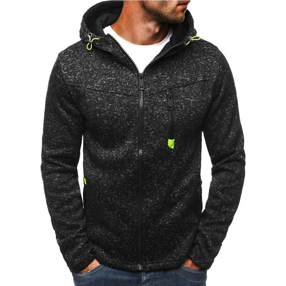 

Men Hoodies Zipper Male Cardigan 2019 New Long Sleeve Hoodies Men Zipper Sweatshirt Hoodies Mens Hooded Plus Size Coat Jacket