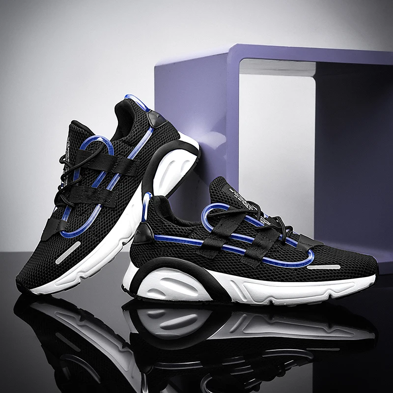 

Times New Roman 2019 Mesh Couple Casual Shoes Lac-up Flats Outdoor Sneakers Lightweight Breathable Footwear Comfortable Walking