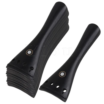 

Yibuy 20x Balck Ebony Wood 4/4 Violin Tailpiece with Multicolour Pearl Shell Dot