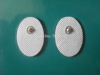 

freeshipping 100pcs/lot (50 Pairs) good quality Mini white Electrode Pads for Tens Acupuncture massager and slimming electric