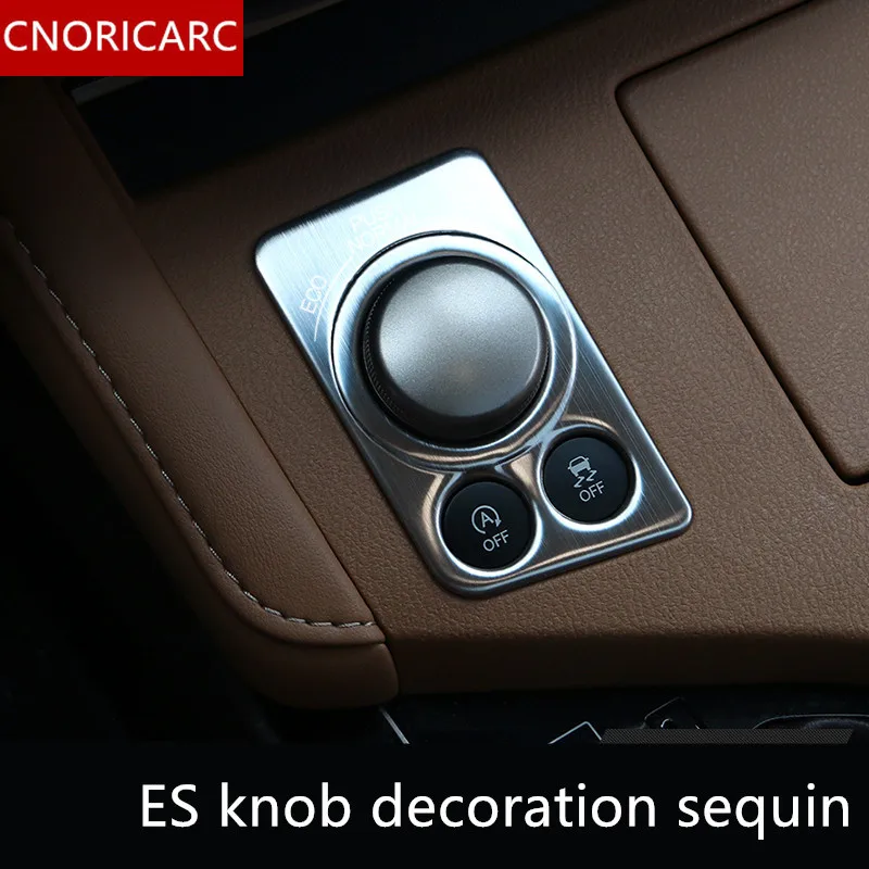 

CNORICARC Stainless Steel Car Driving Mode Switch Knob Frame Trim Sequin Interior Accessories Decal For Lexus ES 200250 350 300h