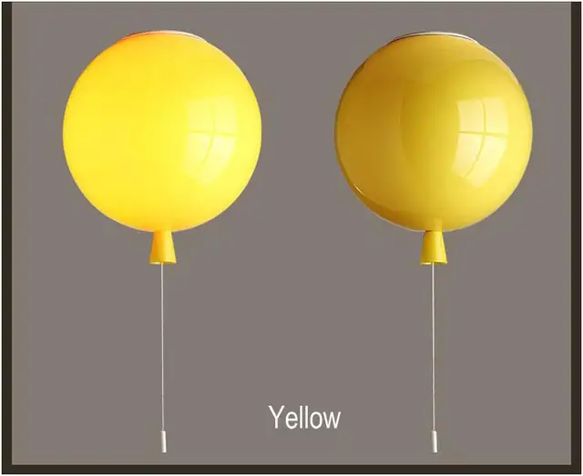 LA MIU Bunte ballon deckenleuchte, kinder raum niedlichen ball