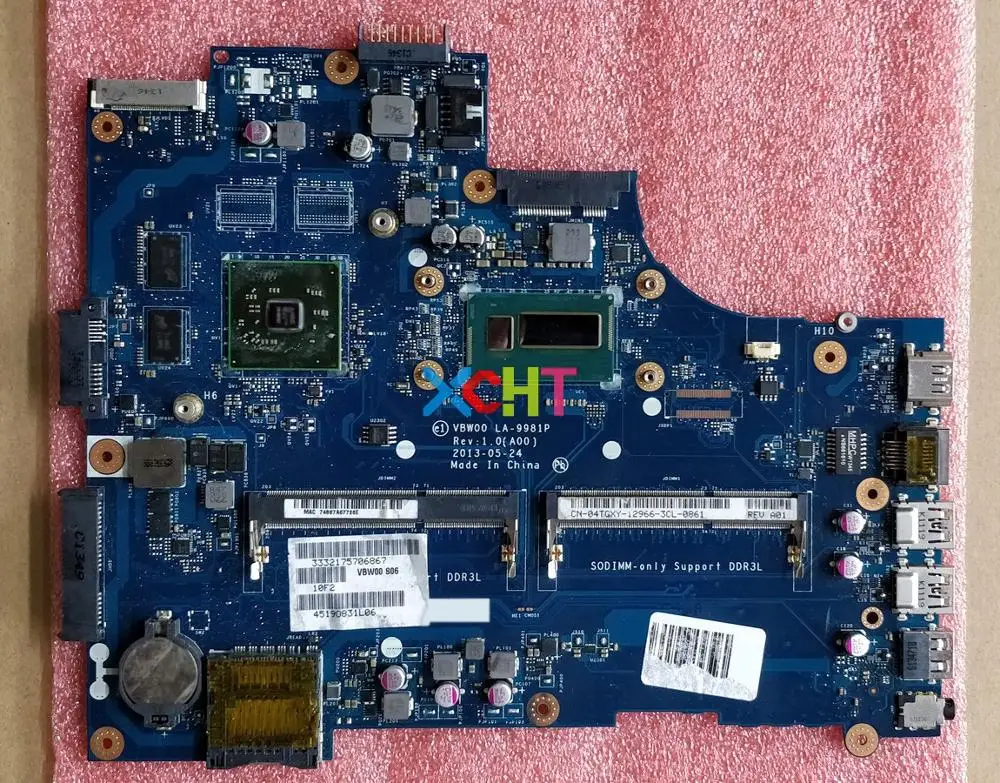 

for Dell Inspiron 5537 3537 CN-04TGXY 04TGXY 4TGXY LA-9981P w I5-4200U DDR3L HD8670 1GB GPU Laptop Motherboard Mainboard Tested