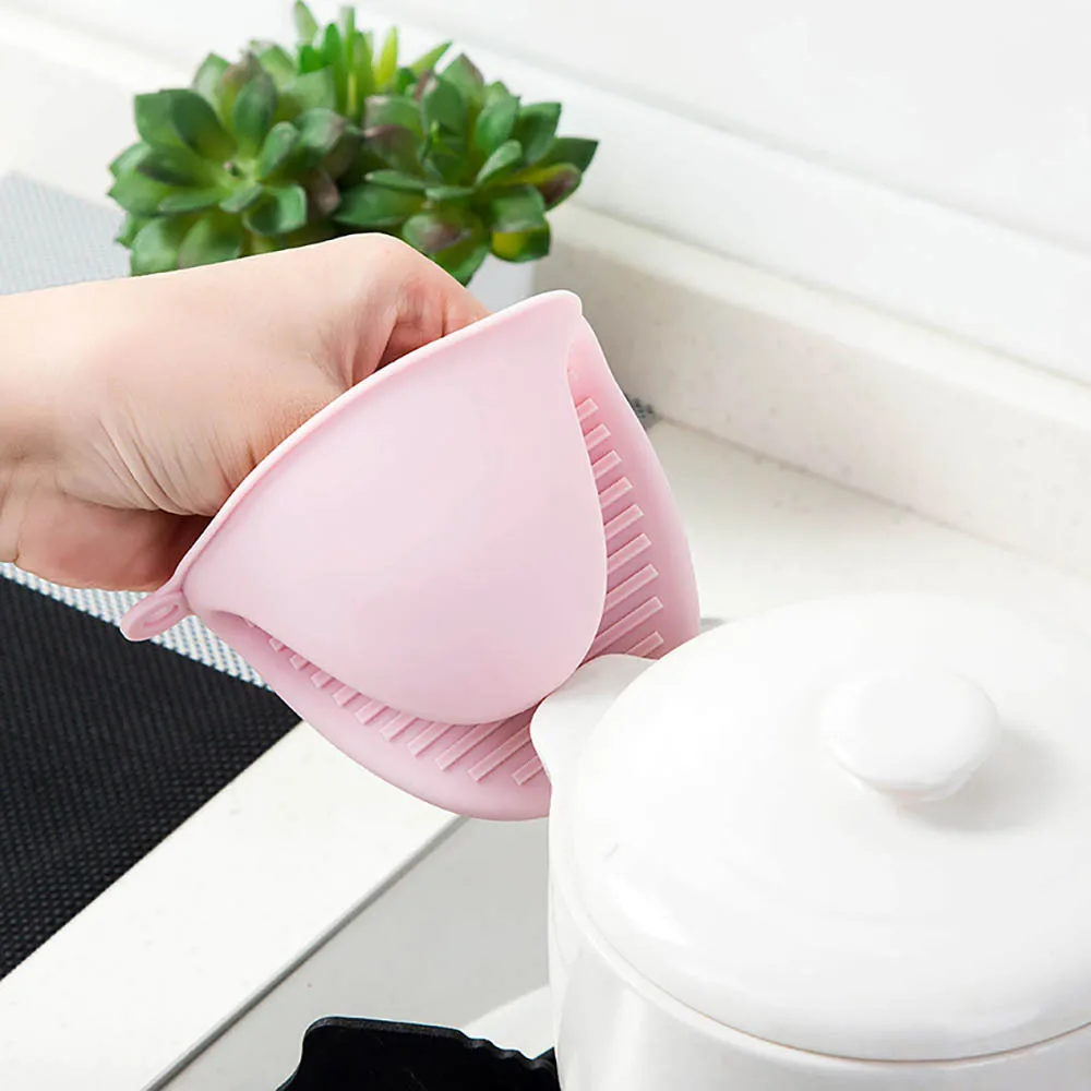 

Kitchen Helper Heat Insulation Gloves Silicone Hand Clip Baking Tools oven insulation Gloves Insulation Pads Thickening Gloves