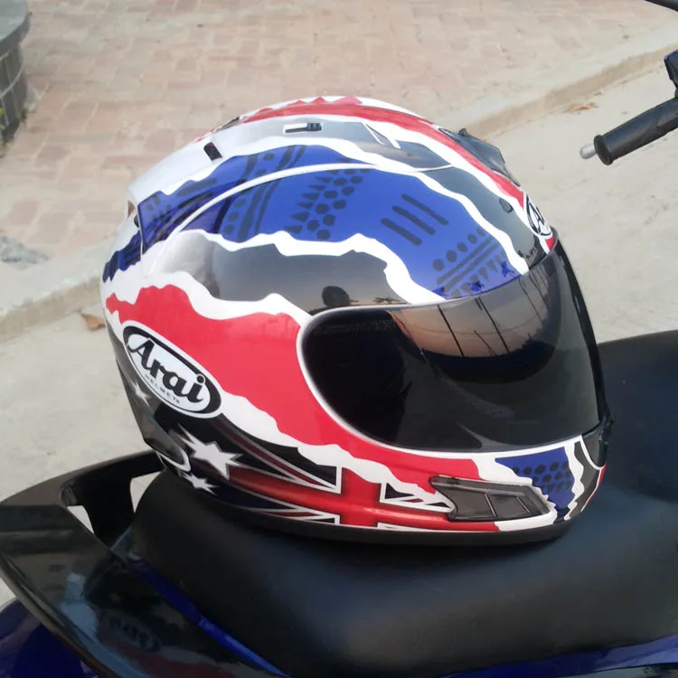 Мотоциклетный шлем полный шлем arai шлем мотоцикл полный Уход за кожей лица шлем ЕЭК, Capacete