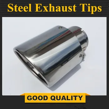

Universal Car Exhaust Muffler Tail Pipe Stainless Steel Chrome Decorative Tip Exhaust Pipe Automobile Accessories Car-styling
