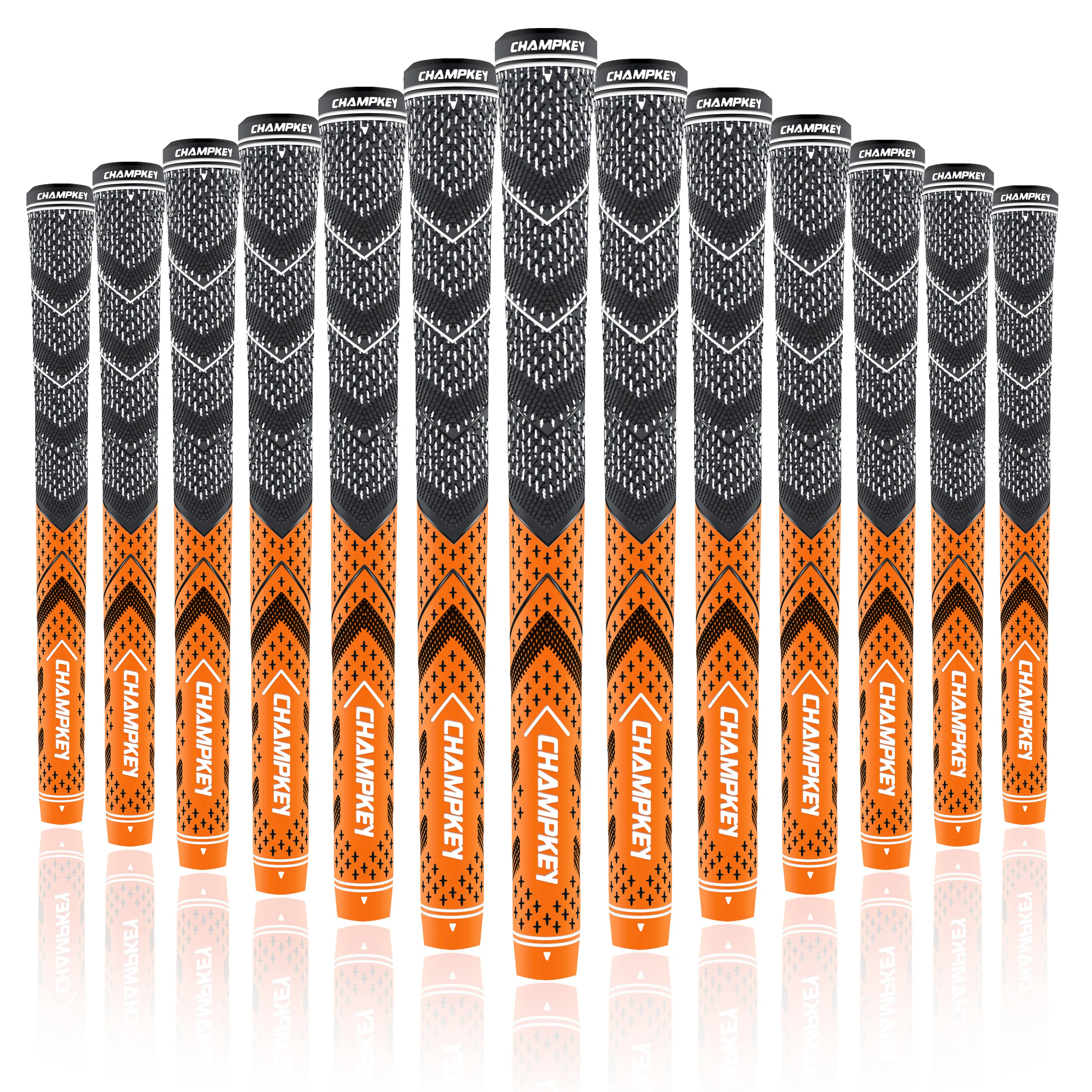 Champkey Victor Standard Golf Grips Set of 13 Cord Rubber Golf Club Grips Ideal for Clubs Wedges Drivers Irons Hybrids Champkey Victor Standard Golf Grips Set of 13 Cord Rubber Golf Club Grips Ideal for Clubs Wedges Drivers Irons Hybrids