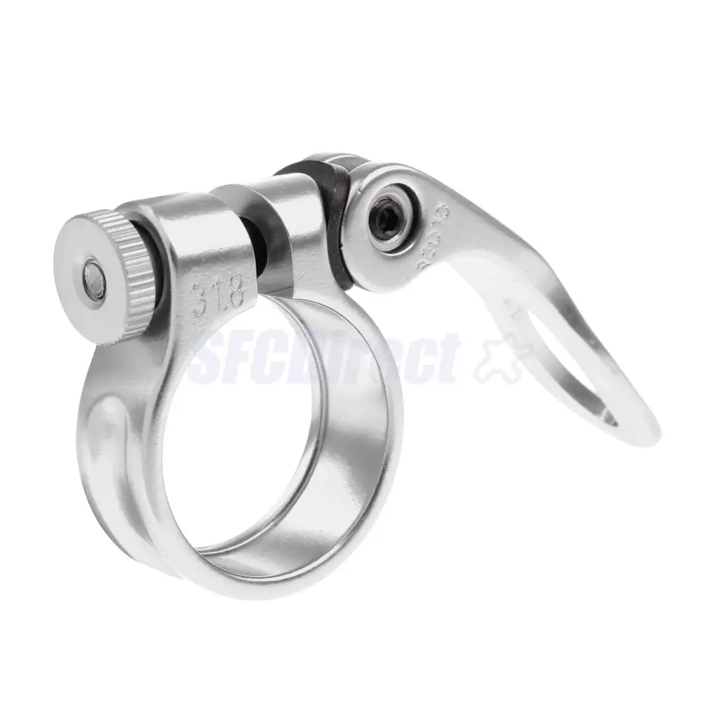 31.8mm Bicycle Seat Clamp Seatpost Clip Tube Lock  Aluminum Alloy Road MTB Cycling Bike Bicycle Quick Release Seatpost Clamp