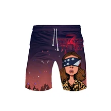 Ужас ТВ серии странные вещи Сезон 3 3d принт летние мужские модные трендовые шорты популярные повседневные летние шорты