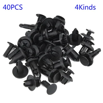 

Pin 8mm-10mm Bumper Fender Retainer Rivet Clip Fastener Mud Flaps Push Body Auto 40x Accessories Car Moulding Plastic