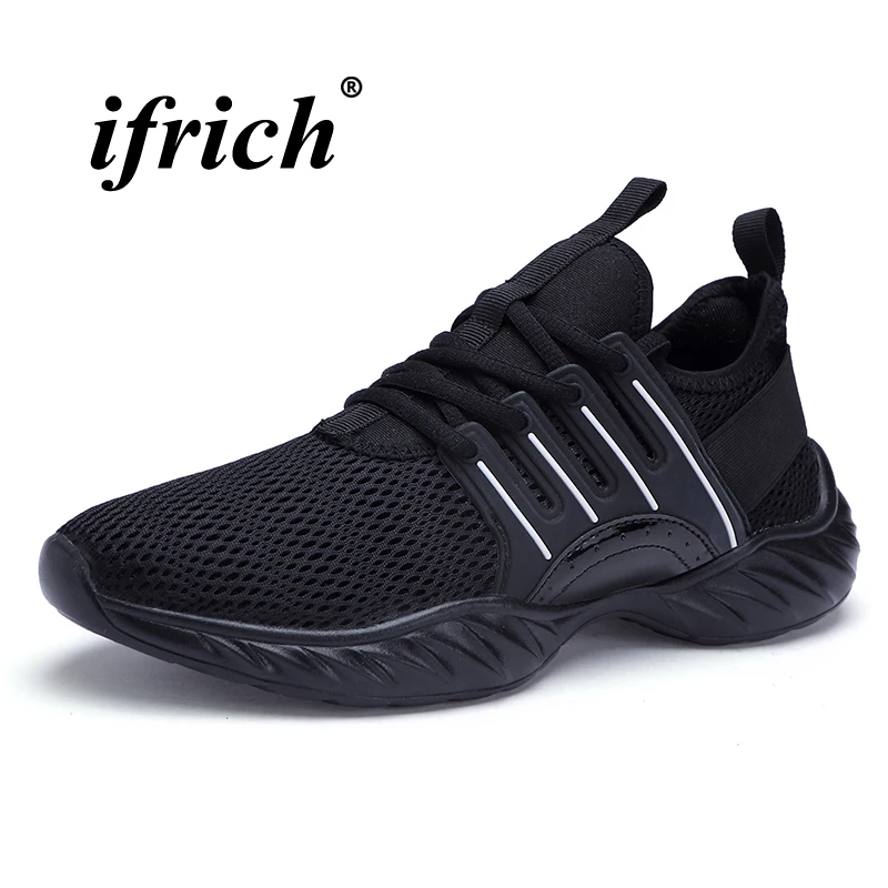 

Man Running Shoes Rubber Bottom Man Trainers Black White Designer Sneakers Spring Summer Breathable Athletic Footwear Male