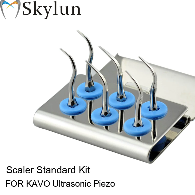 Dental Ultrasonic scaler Tip Kit Scaler Standard Kit Sliver SCALER TIPS PC1 *2 GC1 *2 GC2 *2 Fit KAVO AT53 Dental Ultrasonic scaler Tip Kit Scaler Standard Kit Sliver SCALER TIPS PC1 *2 GC1 *2 GC2 *2 Fit KAVO AT53