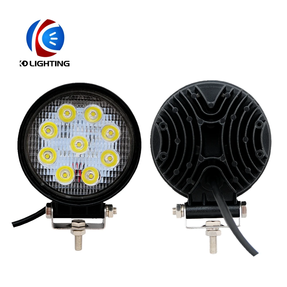

KD Manufacturer supply 27W LED Working lamp car lamp Automotive engineering light Spotlight LED Floodlight LED